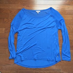 Juicy couture royal blue long sleeve shirt