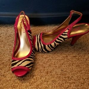 Zebra heels