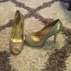 Guess Gold Shoes