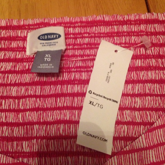 NWT pink/white cami dress Old Navy XL only left - Picture 3 of 3