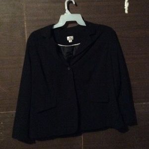 Black suit jacket