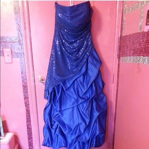 Blue formal dress