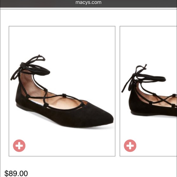 Steve Madden lace up gladiator flats