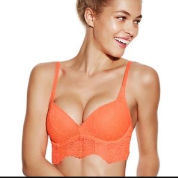 ❗️Last 1❗️VS PINK Medallion Push Up Lace Bralette - Picture 3 of 4