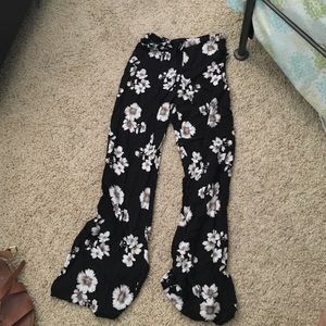 Brandy floral flowy pants
