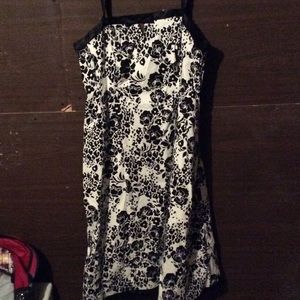 Black and white dress