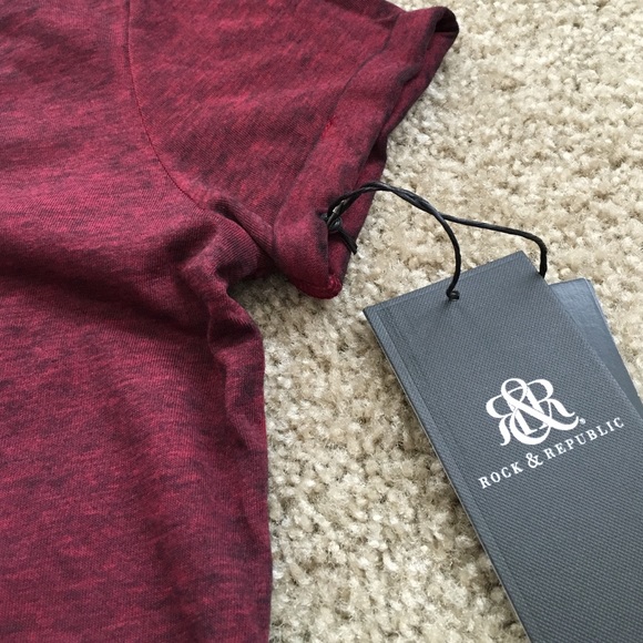 Rock & Republic rolled sleeve tee - Picture 2 of 3