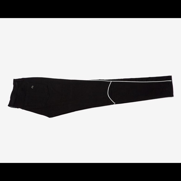 rag & bone leather Piping Bomber Skinny jeans - Picture 2 of 4