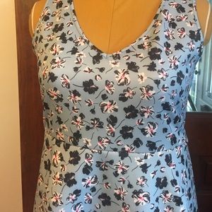 Beautiful Blue Floral Torrid Size 3 Dress