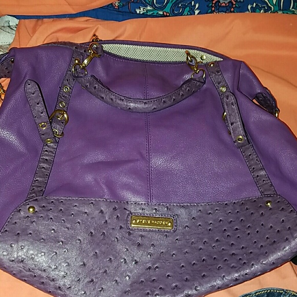 steve madden purple purse