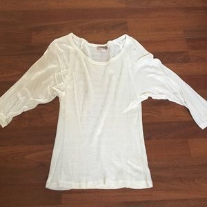 Cream Dolman Sweater - Medium