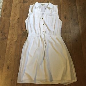 White shirt dress!