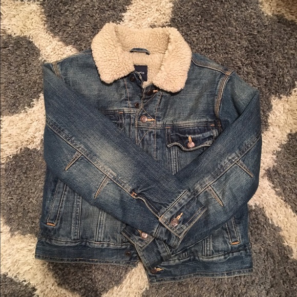 kids sherpa jean jacket