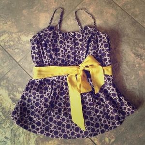 Anthropologie peplum top