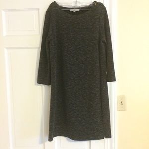 LOFT Gray Shift Dress