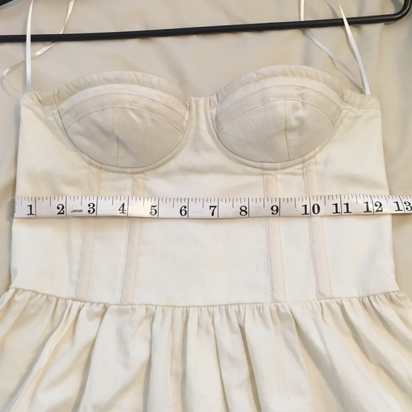 Conscious collection by H&M cream dress