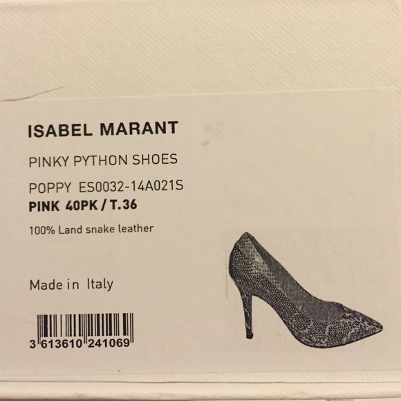 Isabel Marant Python snakeskin heels - Picture 4 of 4