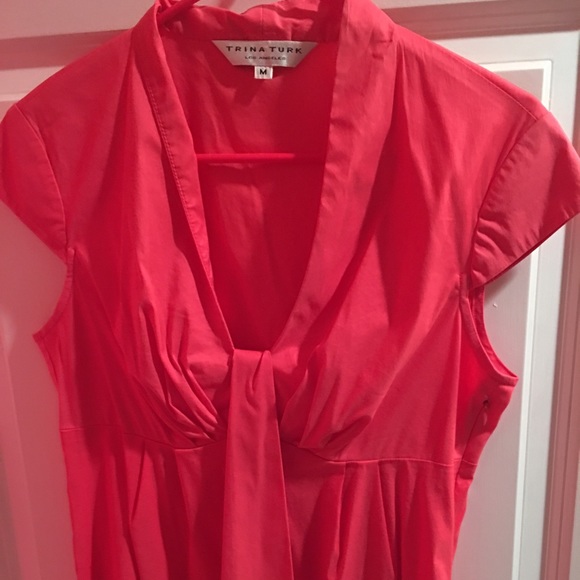 Trina Turk tuck blouse