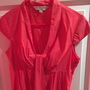 Trina Turk tuck blouse