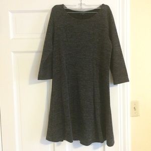 Everly Gray Swing Dress