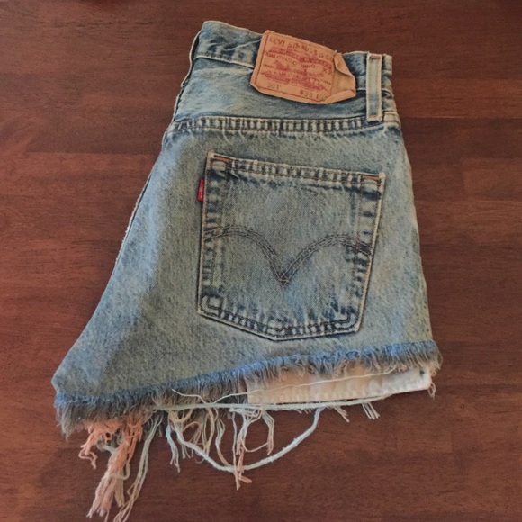 Destroyed Levi Shorts