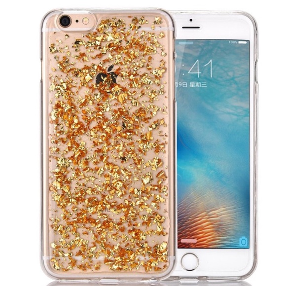 GOLD FLAKES CASE IPHONE 6/6s PLUS