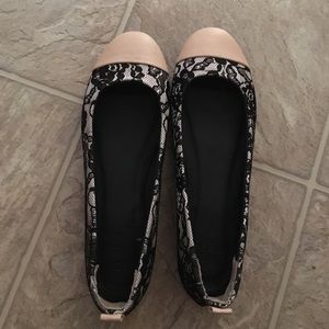 J Crew lace flats