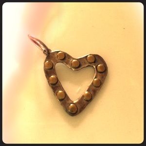 Waxing Poetic Heart Charm