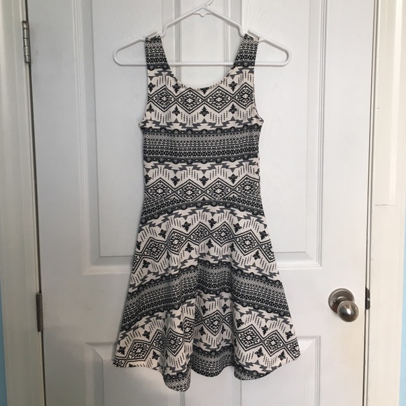 H&M Divided Tribal-Print Dress