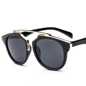 Black and Gold Sunglasses