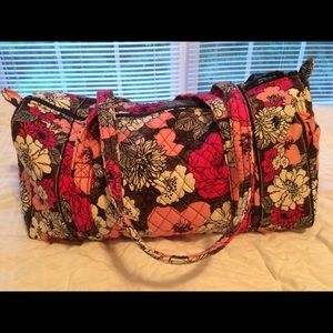 Vera Bradley Small Duffel mocha rouge