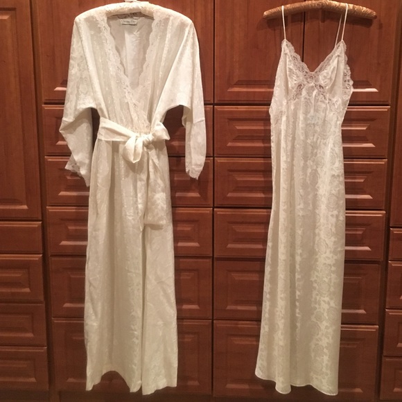 Vintage Christian Dior Gown and Robe