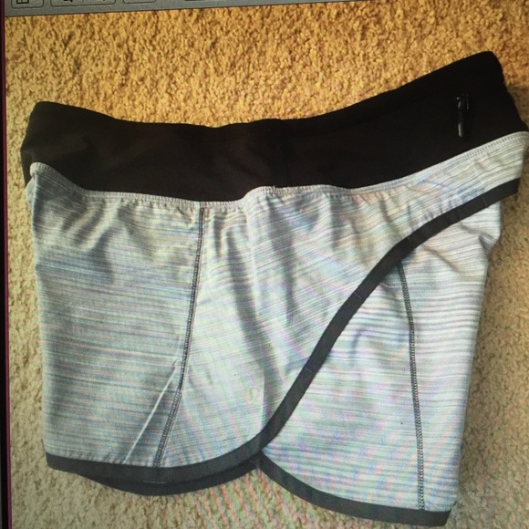 Lululemon speed shorts twisted stripe caspian blue - Picture 1 of 4