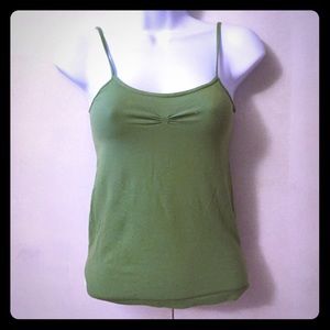 Green tank top