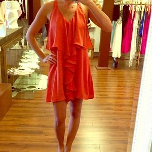 Sleeveless ruffle dress