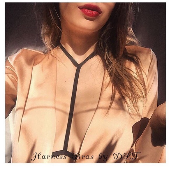 🌿Delicate🌿Elastic Cage Bralette Lingerie Harness - Picture 4 of 5