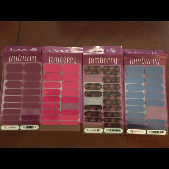 4 SET OF JAMBERRY NAIL WRAPS.