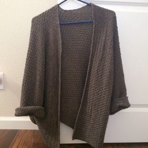 Brandy Melville Wool Knit Dark Grey Cardigan