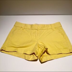 Canary Yellow J. Crew 2" Chino Short
