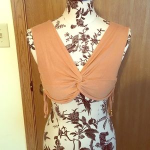 Moda International Brown Crop Top