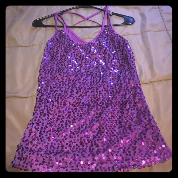 A dressy spaghetti strapped top