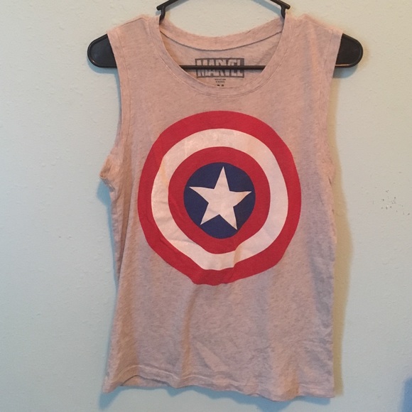 Crew neck marvel tank top