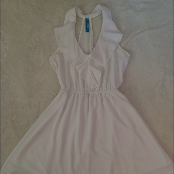 White Flowy Dress