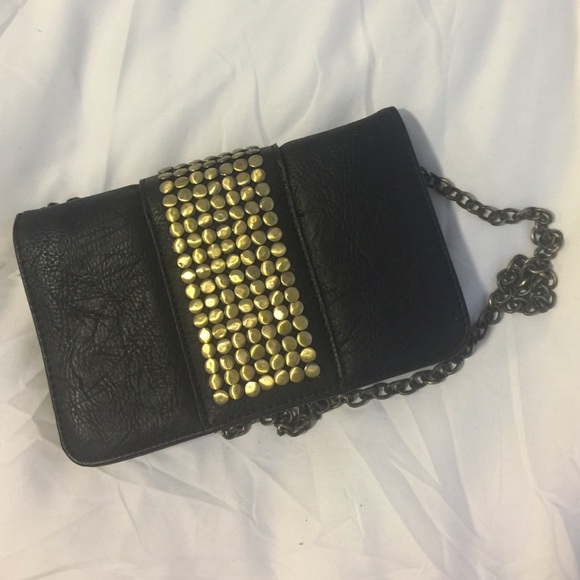 Black studded Crossbody Bag