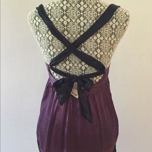 Silk backless Hazel Sm tank/top NWT