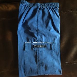 Blue Dickies Hip Flip Scrub Pants