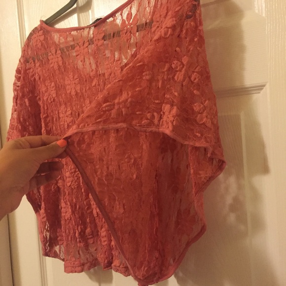 brand new floral sheer shirt - Picture 3 of 4