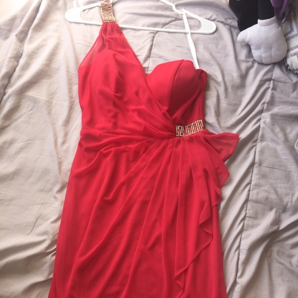 Short Red Gown