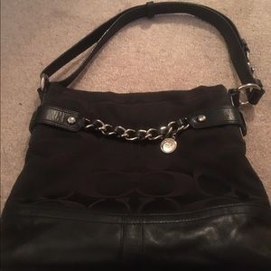 Black Coach shoulder bag
