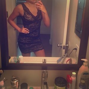Bebe lace dress
